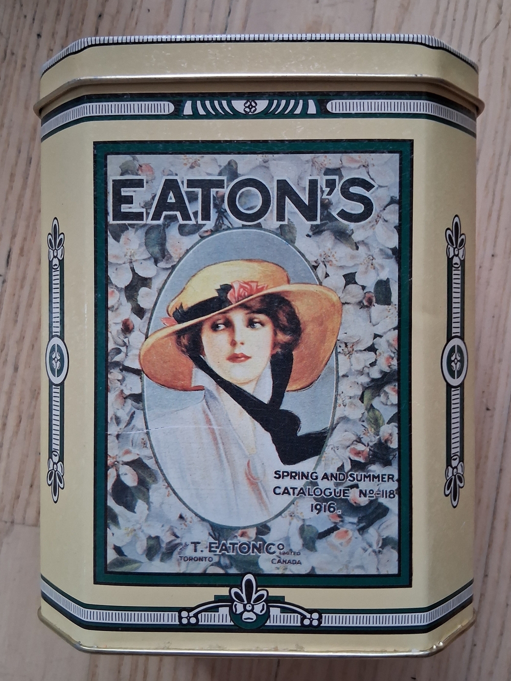 Eaton's Vintage Decorative Tin - Spring And Summer Catalog Tin